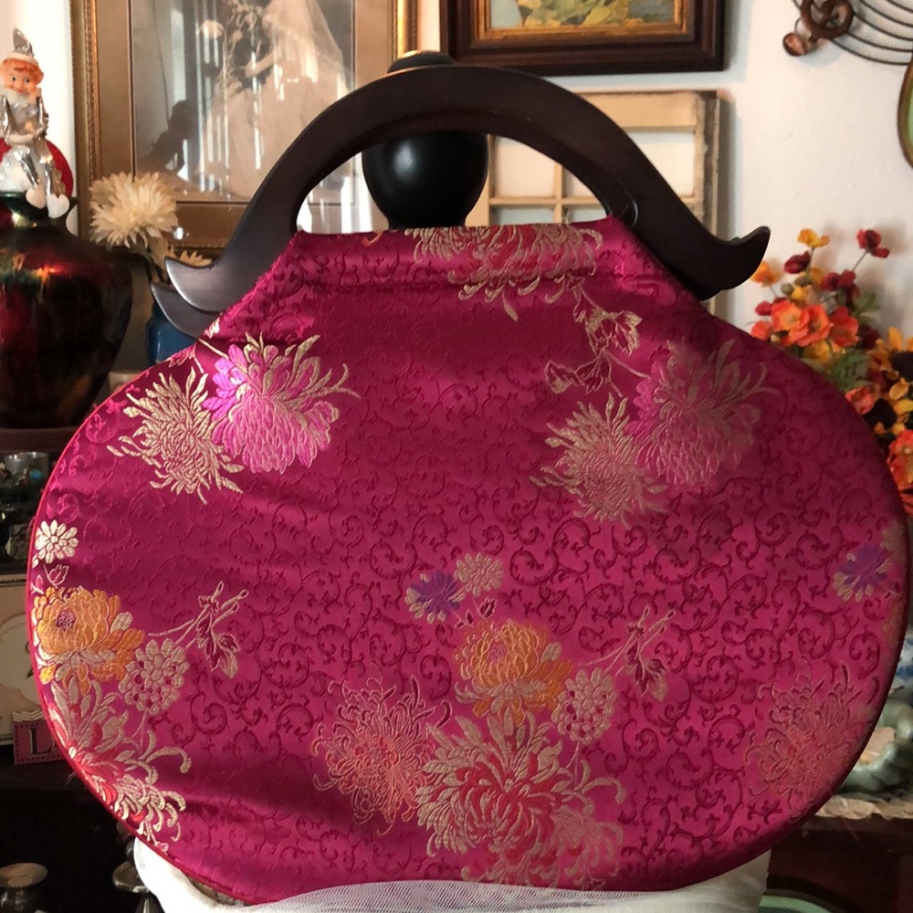 Vintage cherry blossom Purse